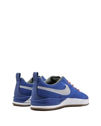 Мужские синие низкие кеды из плотной ткани от Nike