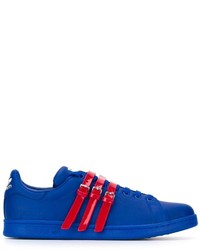 Мужские синие низкие кеды от Adidas By Raf Simons