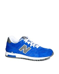 Мужские синие низкие кеды от New Balance