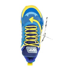 Мужские синие низкие кеды от Off-White