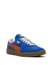 Мужские синие низкие кеды от Puma