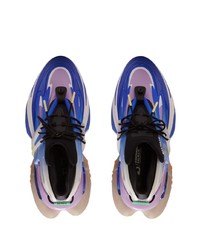 Мужские синие низкие кеды от Balmain