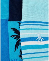 Мужские синие носки от Original Penguin