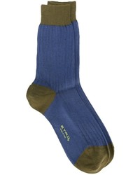 Мужские синие носки от Etro