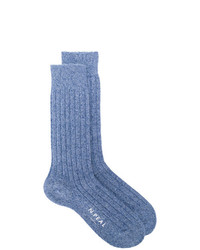 Мужские синие носки от N.Peal
