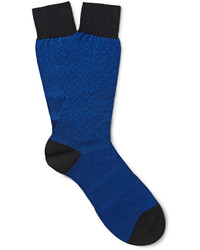 Мужские синие носки от Pantherella