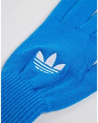 Мужские синие перчатки от adidas