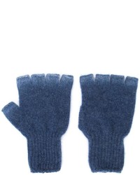 Женские синие перчатки от The Elder Statesman