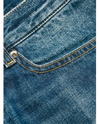 Синие рваные джинсы скинни от Golden Goose Deluxe Brand