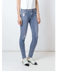 Синие рваные джинсы скинни от Rag & Bone