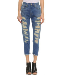 Женские синие рваные джинсы от 3x1