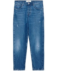 Мужские синие рваные джинсы от Ami Paris
