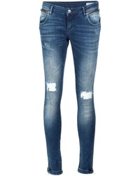 Женские синие рваные джинсы от Anine Bing