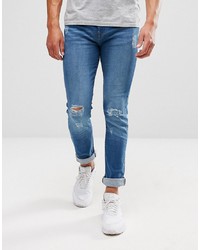 Мужские синие рваные джинсы от Another Influence