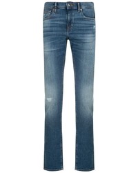 Мужские синие рваные джинсы от Armani Exchange