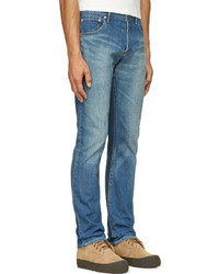 Мужские синие рваные джинсы от VISVIM