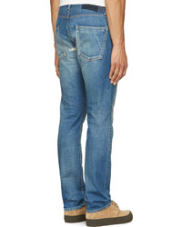 Мужские синие рваные джинсы от VISVIM