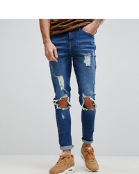 Мужские синие рваные джинсы от Brooklyn Supply Co.
