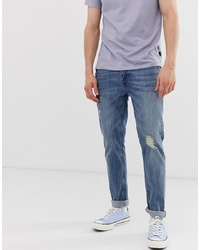 Мужские синие рваные джинсы от Burton Menswear