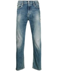 Мужские синие рваные джинсы от Calvin Klein Jeans