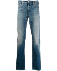 Мужские синие рваные джинсы от Calvin Klein Jeans