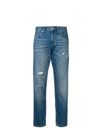 Женские синие рваные джинсы от Calvin Klein Jeans