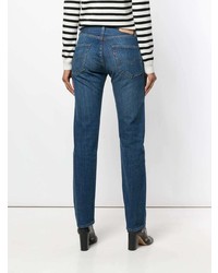 Женские синие рваные джинсы от Levi's