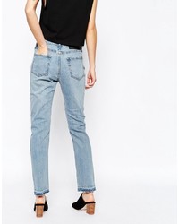 Женские синие рваные джинсы от Cheap Monday