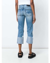 Женские синие рваные джинсы от R13