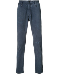 Мужские синие рваные джинсы от Denham Jeans