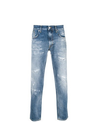 Мужские синие рваные джинсы от Department 5