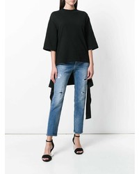 Женские синие рваные джинсы от Jacob Cohen