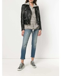 Женские синие рваные джинсы от J Brand