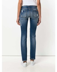 Женские синие рваные джинсы от Htc Los Angeles