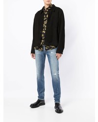 Мужские синие рваные джинсы от PT TORINO