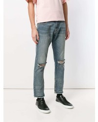 Мужские синие рваные джинсы от Ih Nom Uh Nit