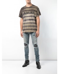 Мужские синие рваные джинсы от Amiri