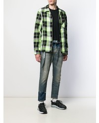 Мужские синие рваные джинсы от Off-White