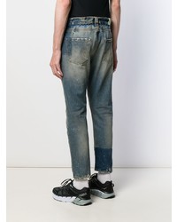 Мужские синие рваные джинсы от Off-White