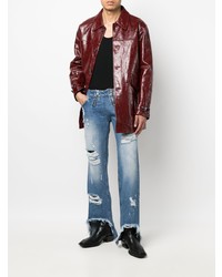 Мужские синие рваные джинсы от Gmbh