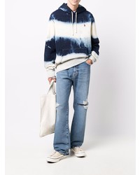 Мужские синие рваные джинсы от 424