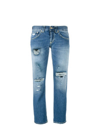 Женские синие рваные джинсы от Dondup