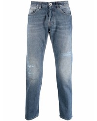 Мужские синие рваные джинсы от Eleventy