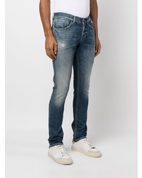 Мужские синие рваные джинсы от Dondup