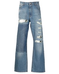 Мужские синие рваные джинсы от Faith Connexion