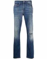 Мужские синие рваные джинсы от Frame