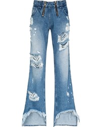 Мужские синие рваные джинсы от Gmbh