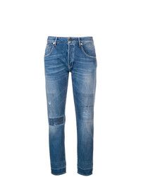 Женские синие рваные джинсы от Golden Goose Deluxe Brand