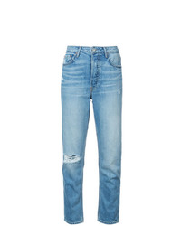 Женские синие рваные джинсы от Grlfrnd