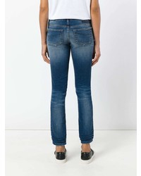 Женские синие рваные джинсы от Diesel